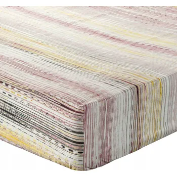 Prostěradlo Prostěradlo s gumou Eurofirany bavlněný satén 140 x 200 cm