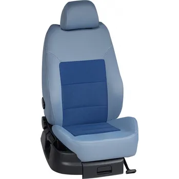 Potah sedadla Autopotahy Volkswagen TOURAN / TOURAN /10.2010-09.2015, Touran (5 míst), KOMFORT > OR 0405 (OR 0405 / Světle modrý bok)