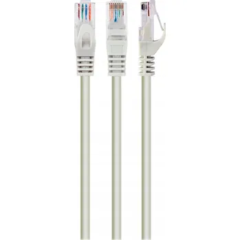 Síťový kabel Patchcord GEMBIRD PP6U-2M RJ45 - RJ45 2 m UTP kat. 6 barva šedá