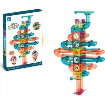 ostatní stavebnice Magnetická stavebnice Lucky Dragon 185 ks sada - Magic Magnetic Blocks