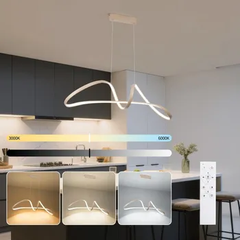 Brilagi-LED Stmívatelný lustr na lanku TWISTER LED/60W/230V 3000-6000K béžová+DO