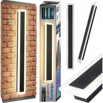 Nástěnné svítidlo Venkovní nástěnné svítidlo Masterled bílé, černé s integrovaným LED zdrojem 38 W