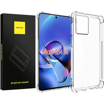 Pouzdro na mobilní telefon Zadní Kryt Spacecase pro Motorola Moto G54 bezbarvý