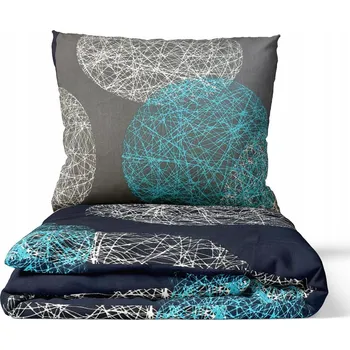 Povlečení KREPOVÉ POVLEČENÍ 160X200 VZOR BÍLÁ 100% bavlna hrubá polská