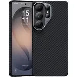 Magnetický kryt s kovovým rámečkem Benks Armor Air Kevlar 600D pro Samsung Galaxy S26 Ultra - černý