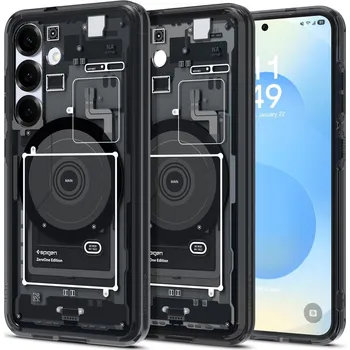 Pouzdro na mobilní telefon Spigen Ultra Hybrid Zero One MagSafe pro Samsung Galaxy S25 černá