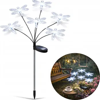 Venkovní osvětlení SOLÁRNÍ LED SVĚTLO VÁŽKY - DEKORACE DO ZAHRADY NA ZÁHON, CESTIČKY IP44