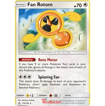 Sběratelská karetní hra Fan Rotom 110/156 - Ultra Prism Typ karty: Non-Holo