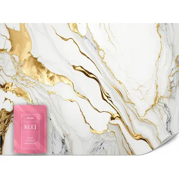 Fototapeta FOTOTAPETA DO OBÝVÁKU LOŽNICE MODERNÍ BÍLÝ MARMOR GLAMOUR STYL 350x256