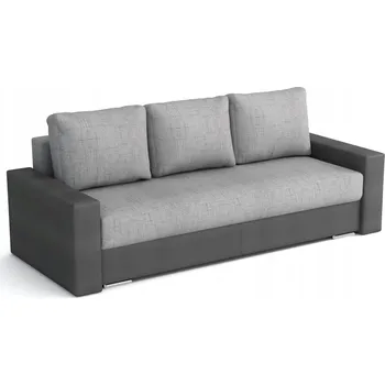 Pohovka ROZKLÁDACÍ TŘÍMÍSTNÁ POHOVKA WERSALKA S PRUŽINAMI BONELL KLASS PLUS GRAFIT/STŘÍBRNÁ