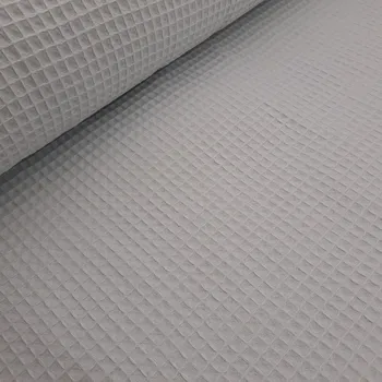 Pro útulný domov metráž VAFLE ŠEDOMODRÁ