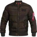 Bunda Pilotka Vojenská Flek Flyers Alpha Industries MA-1 Puffer Bomber XL