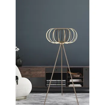 Stojací lampa Stojací lampa Salo LED na trojnožce, kašmírová