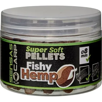 Pelety Sensas Super Soft Fishy Hemp 60gr 6mm