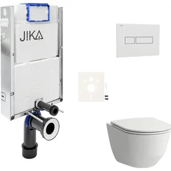 Klozet Siko Cenově zvýhodněný závěsný WC set Jika k zazdění + WC Laufen JL1