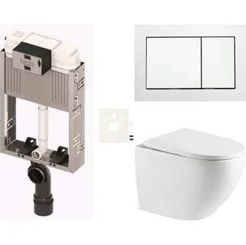 Klozet Siko Závěsný WC set k zazdění SAT TZTOR67B