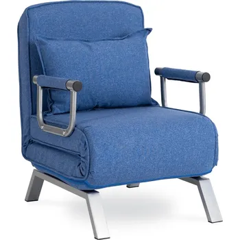 Křeslo JAKS Rozkládací křeslo Bart modré