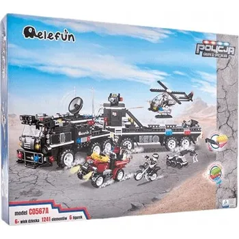 ostatní stavebnice Policie SPECIÁLNÍ JEDNOTKA stavebnice 1241 dílů XXL CO567A
