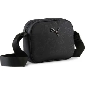 Kabelka Dámská crossbody taška Puma POP CROSSBODY BAG UNI Černá, Stříbrná