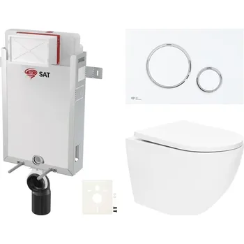 Klozet Siko Závěsný WC set k zazdění SAT SZTOR6776