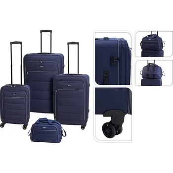 turistický batoh Proworld Sada cestovních kufrů 4 ks tmavě modrá KO-CW5000090