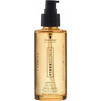 Vlasová regenerace Schwarzkopf Fibre Clinix Bondfinity Light Oil lehký olej na vlasy 100 ml