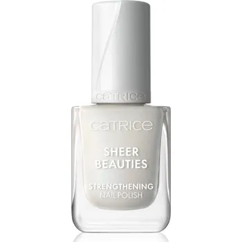 Přípravek na nehty Catrice Sheer Beauties Strengthening Nail Polish posilující lak na nehty odstín 010 Milky Not Guilty 10.5 ml