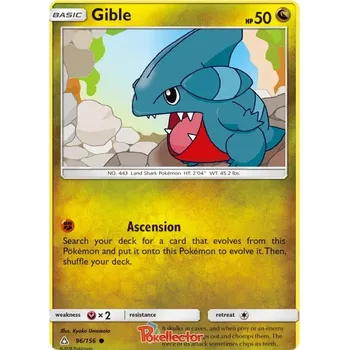 Sběratelská karetní hra Gible 096/156 - Ultra Prism Typ karty: Non-Holo