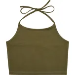 Top dámský Brandit Neckholder Top - olivový, S