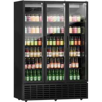 Chlazení vasegastro Lednice na nápoje - 1500L - 3 skleněné dveře & LED osvětlení
