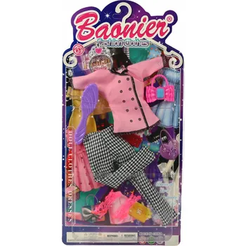 Doplněk pro panenku SADA OBLEČENÍ PRO PANENKU – BLŮZA A KALHOTY – RŮZNÉ BARVY