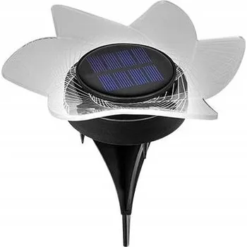 Venkovní osvětlení Lampa ogrodowa solarna wbijana KWIATEK LED zemní svítidlo se senzorem