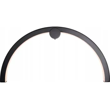 Nástěnné svítidlo LED nástěnné svítidlo černé půlkruhové 60 cm oblouk moderní 3000K Maxlight