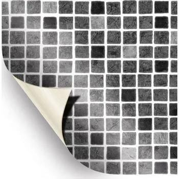 Fólie AVfol Decor Mozaika Šedá - fólie AVfol Decor - Mozaika šedá 1,5 mm, šířka 1,65m