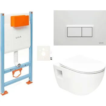 Klozet Siko Závěsný wc set do lehkých stěn / předstěnová SAT Project VSSATPRO51600