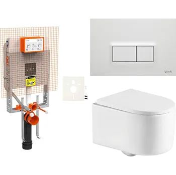 Klozet Siko Závěsný WC set k zazdění SAT Tornado VZTOR72600