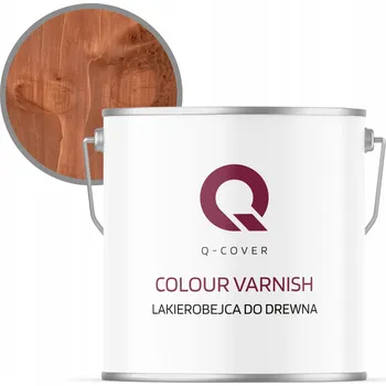 Lak na dřevo Lazurovací lak Q-COVER 5 l hnědý polomat