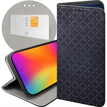 Pouzdro na mobilní telefon Flipové pouzdro Hello Case pro Motorola Moto E32, Moto E32s, černé