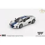 Jaguar C-X75 - stříbrná - 1:64 - Mini GT