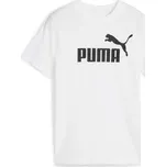 Chlapecké triko Puma ESSENTIALS N0. 1 LOGO TEE B 164 Bílá, Černá