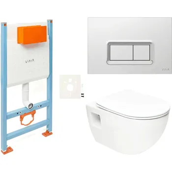 Klozet Siko Závěsný wc set do lehkých stěn / předstěnová SAT Project VSSATPRO51680