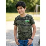 Chlapecké maskáčové tričko Kugo TM8751