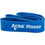 ACRA Posilovací fitness odporová guma 64mm modrá
