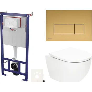 Klozet Siko Závěsný WC set do lehkých stěn / předstěnová SAT Fusion SSTORFUGM