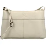 Dámská kožená crossbody kabelka krémová - Bellugio Timafey krémová