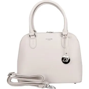 Kabelka Tříoddílová středně velká béžová kabelka do ruky David Jones CM6989F