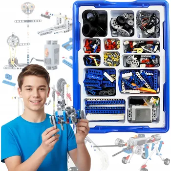 ostatní stavebnice STAVEBNICE XXL 596 DÍLKŮ PRO VÝUKU ROBOTIKY A PROGRAMOVÁNÍ