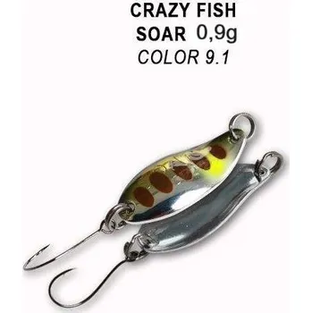 Umělá nástraha Plandavka Crazy Fish Soar 0,9g 20mm barva 9.1