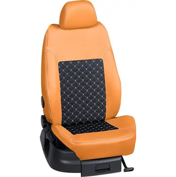 Potah sedadla Autopotahy Volkswagen TOURAN / TOURAN /10.2015->, Touran (7 míst), KOŽENKA > OR 0425 (OR 0425 / Hnědý koženkový bok)