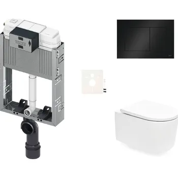 Klozet Siko Závěsný WC set k zazdění SAT TZTOR72BL